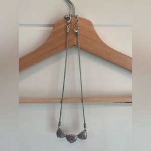 Brighton Heart Silver Necklace